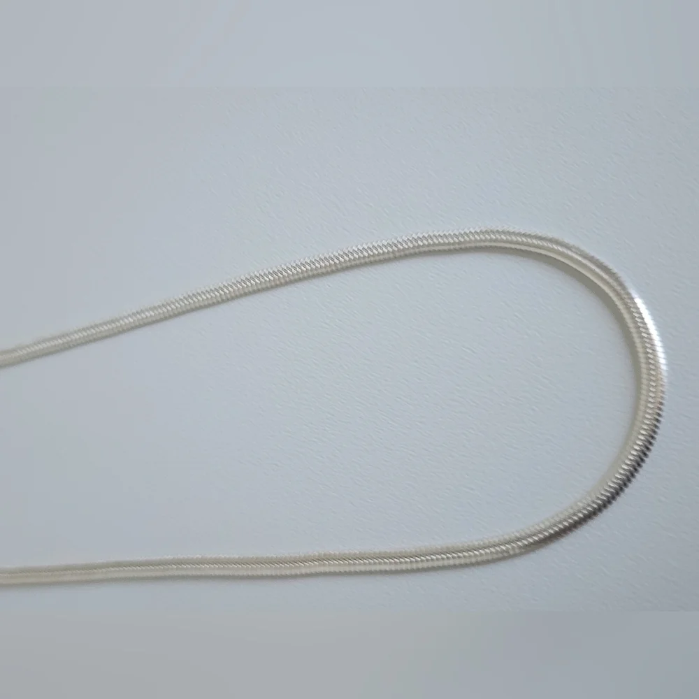925 Sterling Silver Flat Snake Chain Bracelet Style Minimalist
